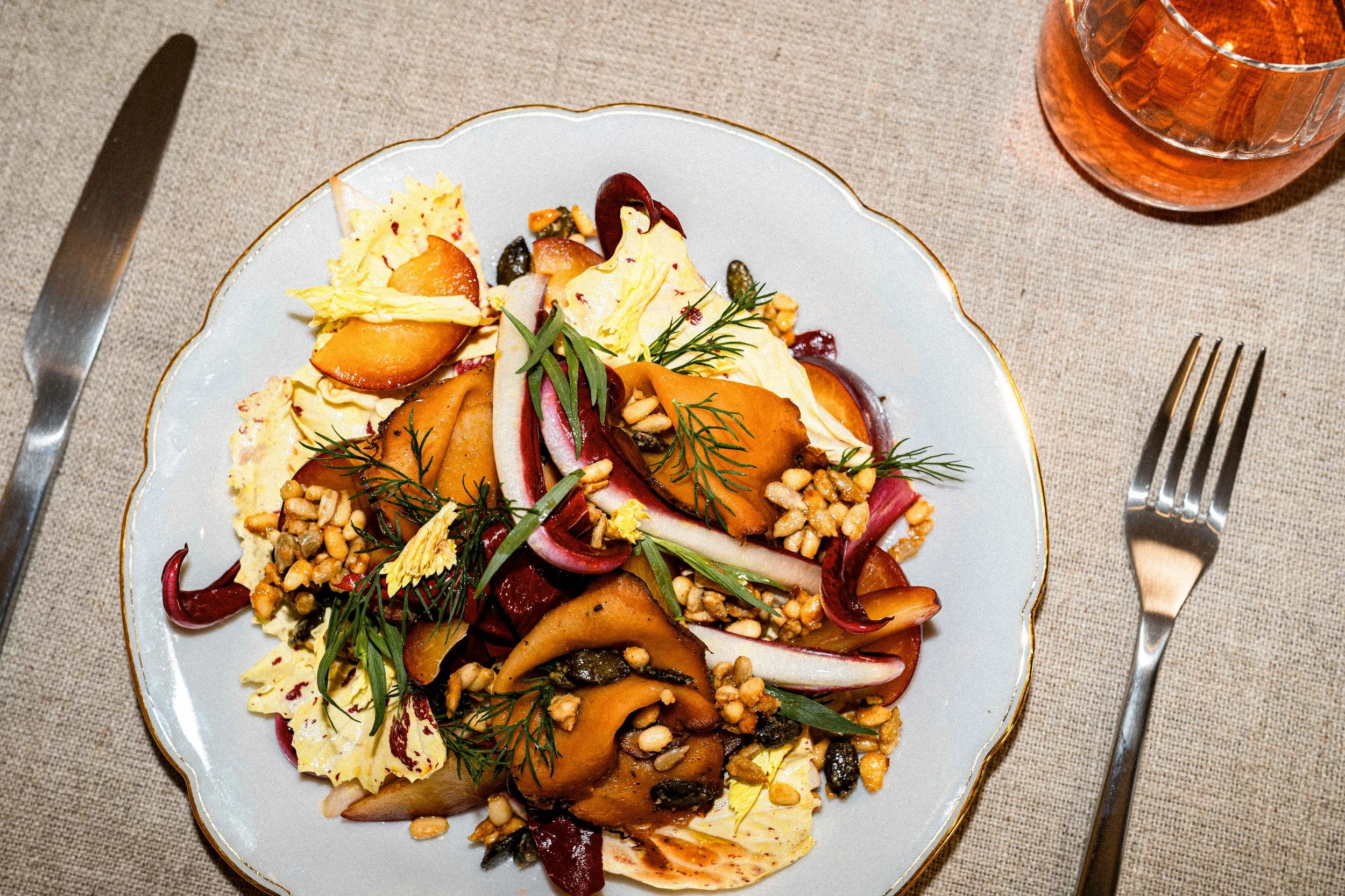 Winterliche Bittersalate mit Steckrüben Verrano