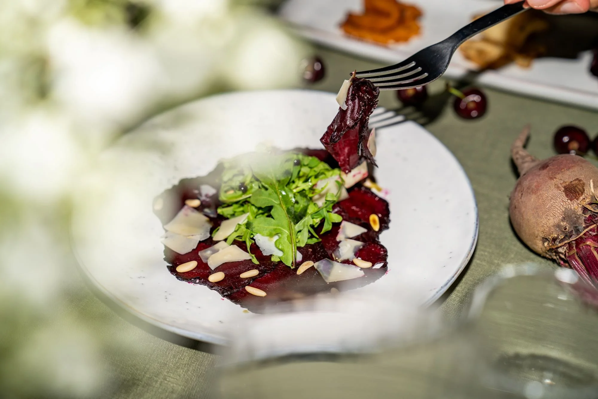 Rote-Bete-Carpaccio